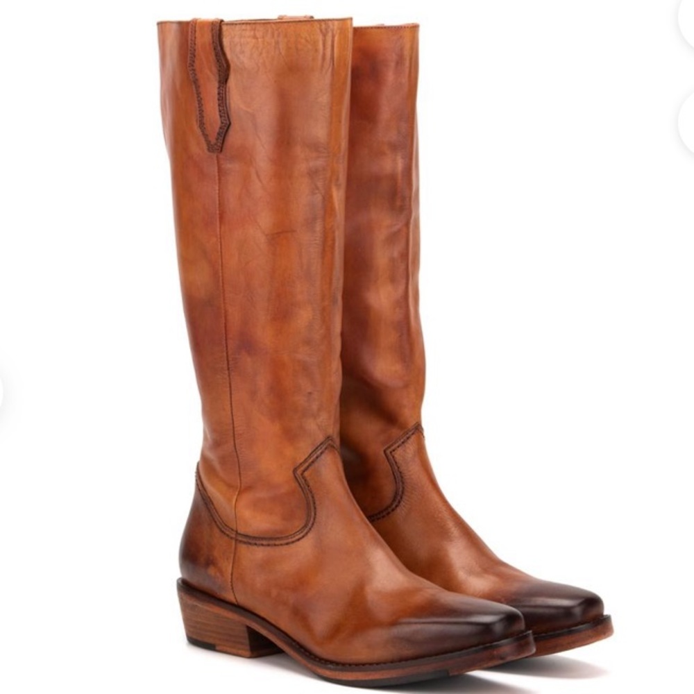 Vintage Foundry Loren Mid Calf Boots Tan